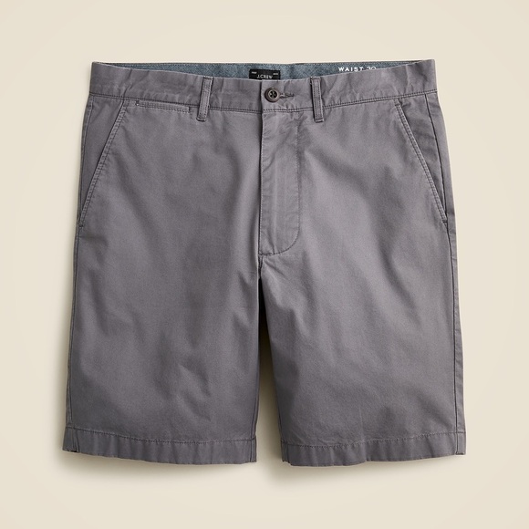 J. Crew Other - J. Crew Men Grey 9” Stretch Chino Shorts Size 28